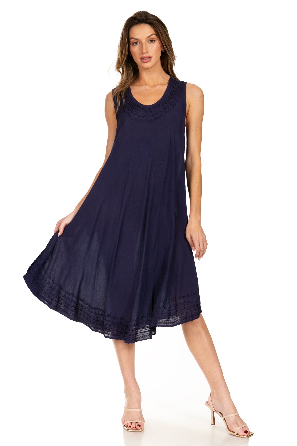 Sakkas Everyday Essentials Caftan Tank Dress / Cover Up