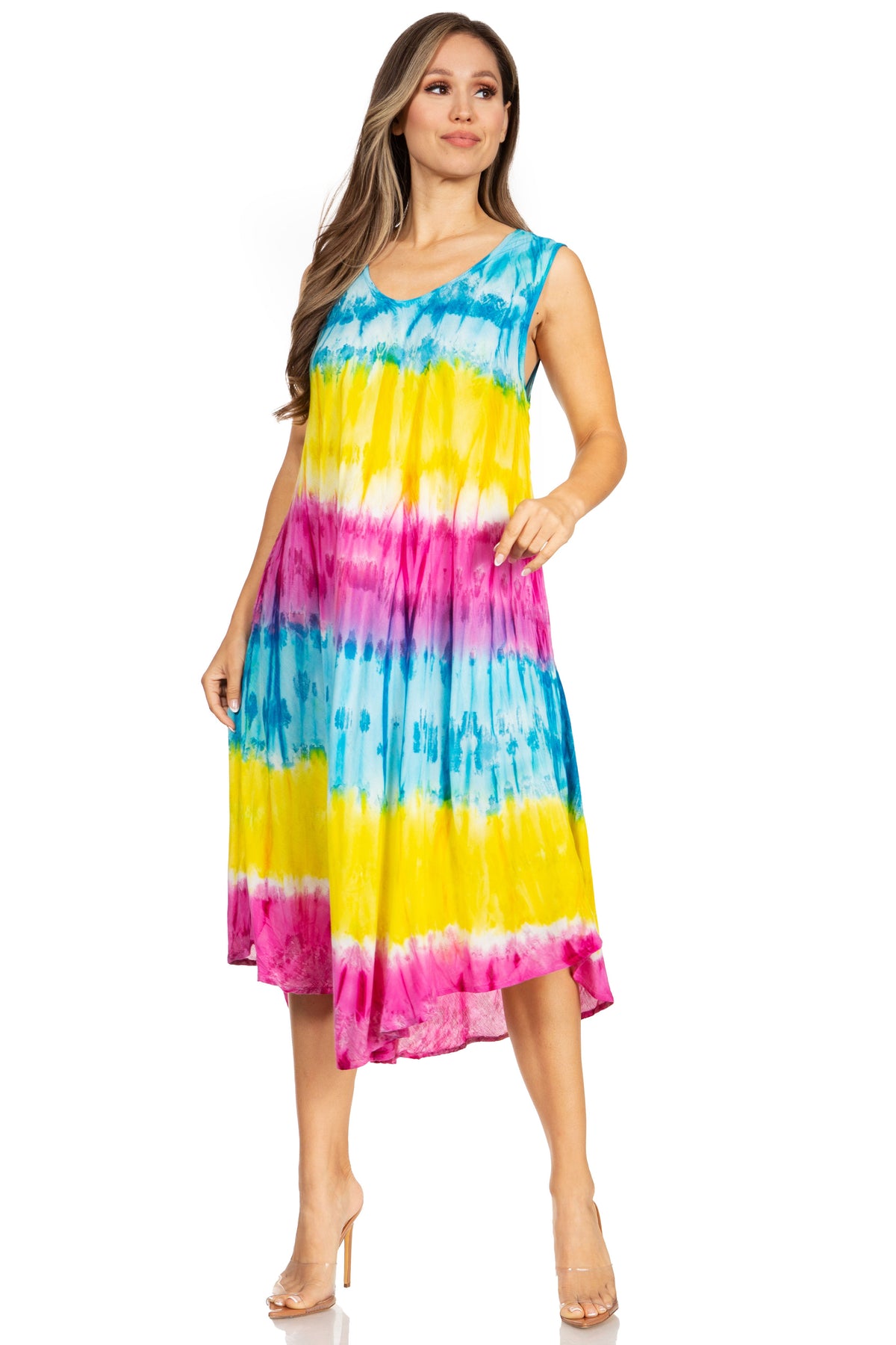 Sakkas Desert Sun Caftan Dress / Cover Up
