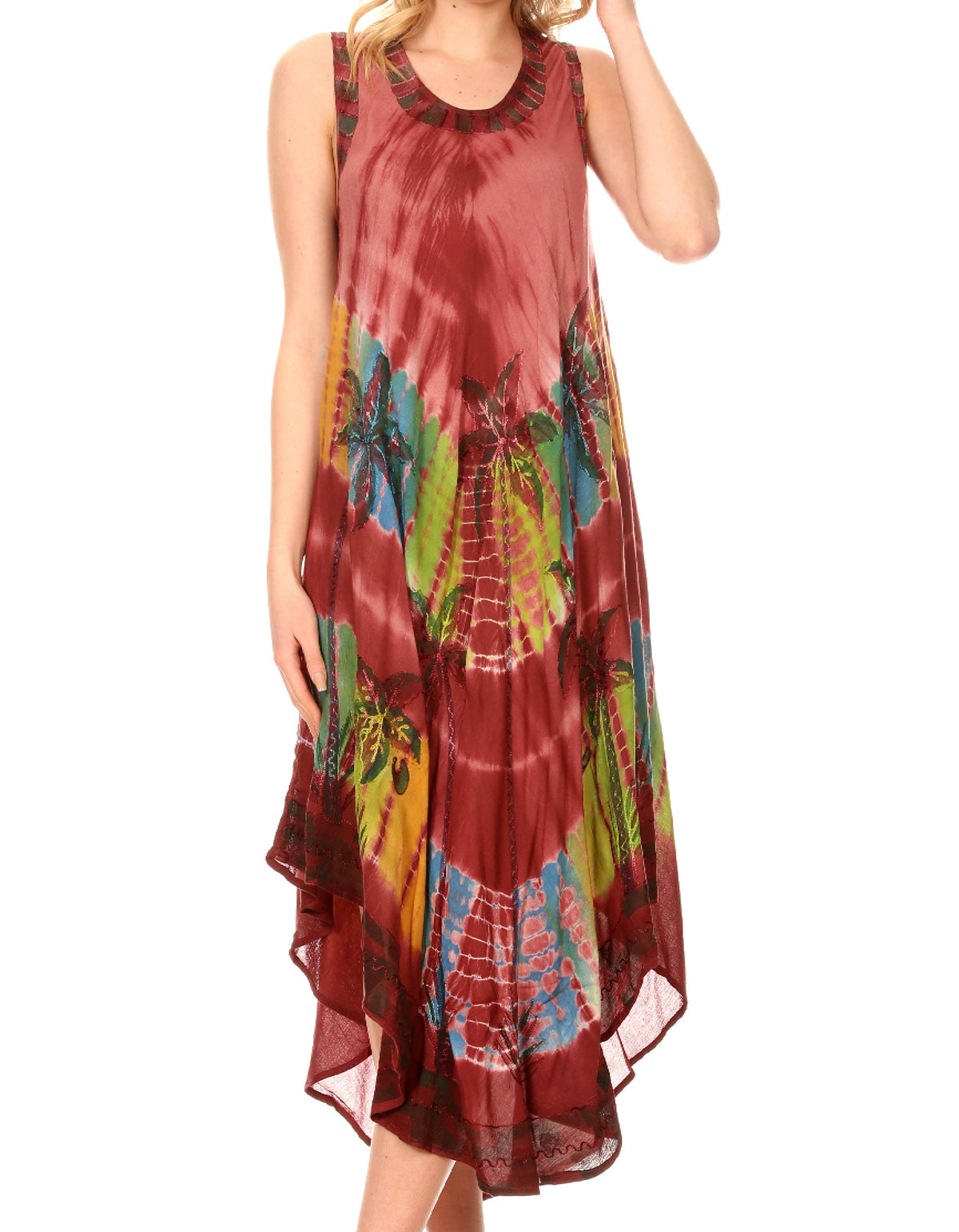 Sakkas Tasanee Caftan Tank Dress / Cover Up