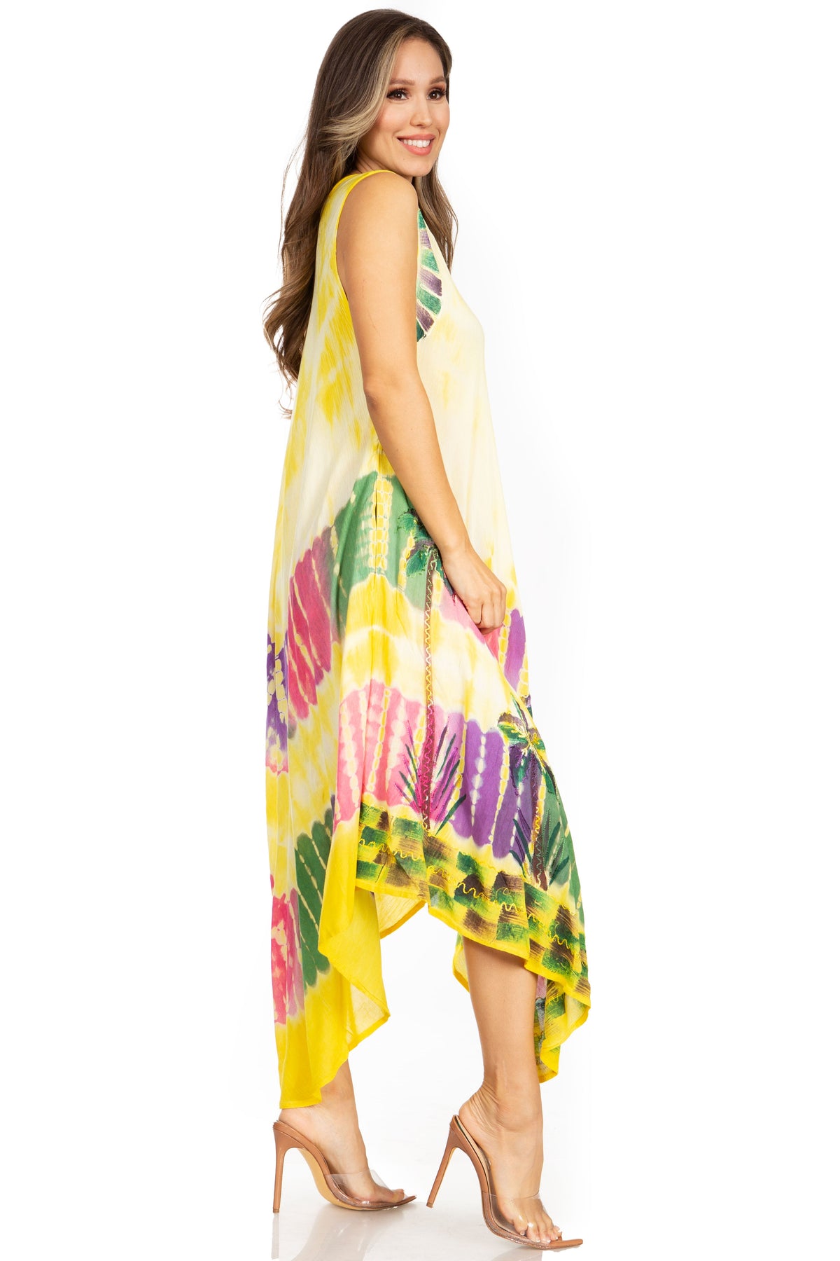 Sakkas Tasanee Caftan Tank Dress / Cover Up
