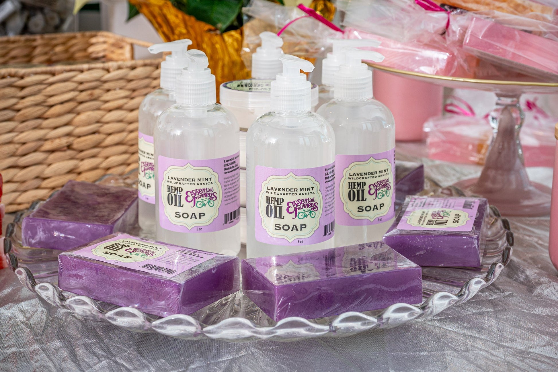 HEMP OIL SOAP 5 oz. ~ LAVENDER MINT