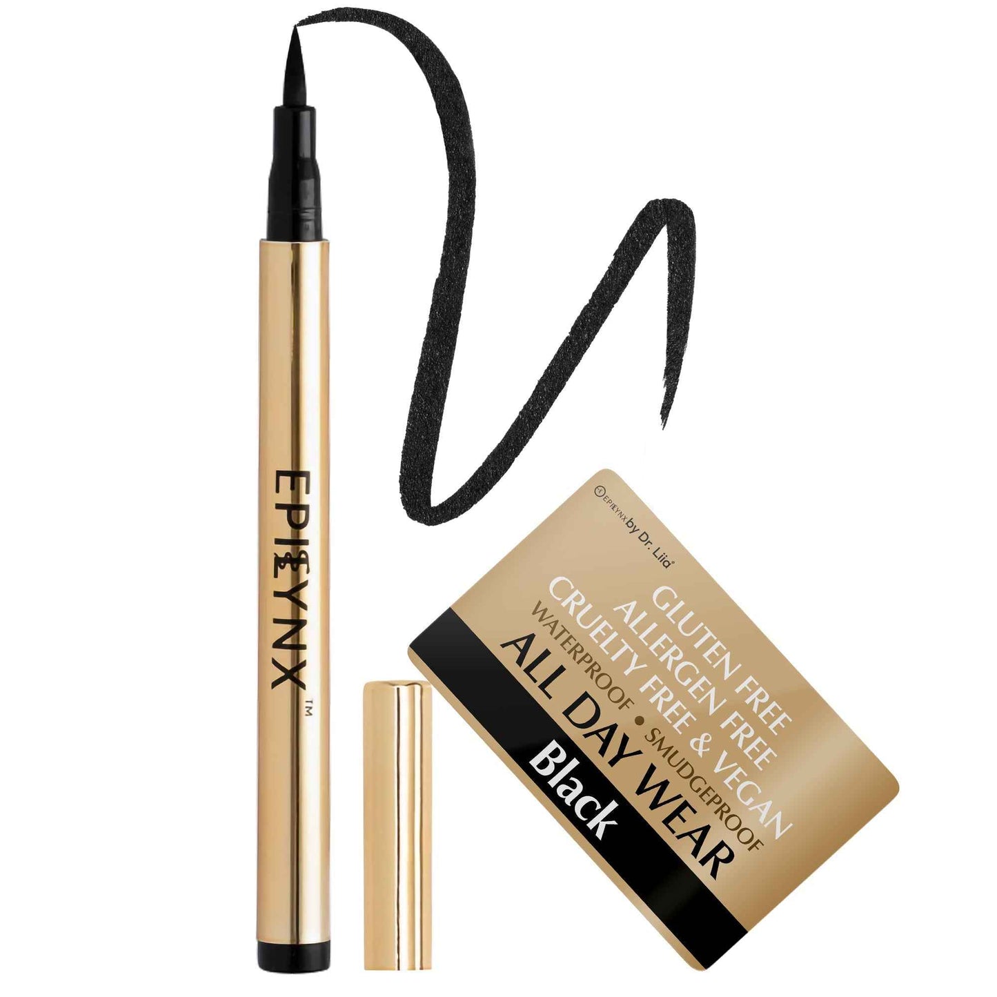 Liquid Eyeliner Pens - Non-Smudge, Waterproof black
