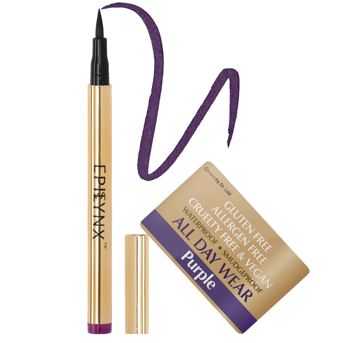 Liquid Eyeliner Pens - Non-Smudge, Waterproof purple