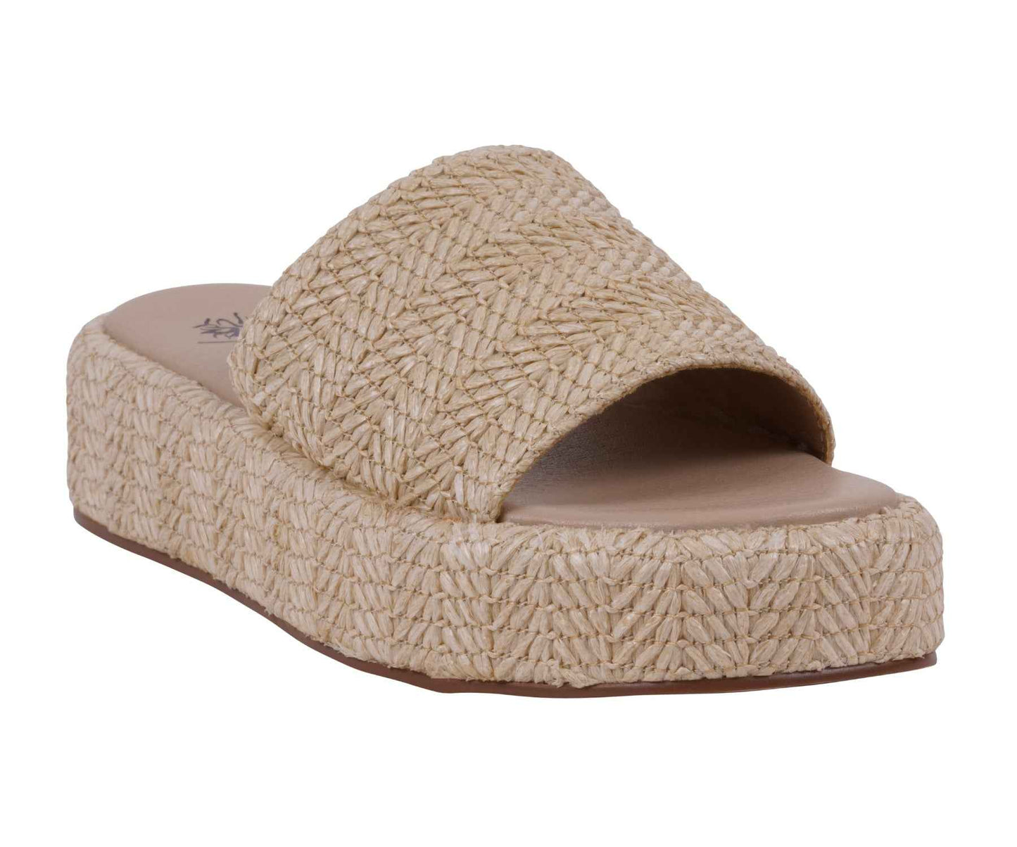 Women's Evie Natural Platform Slide