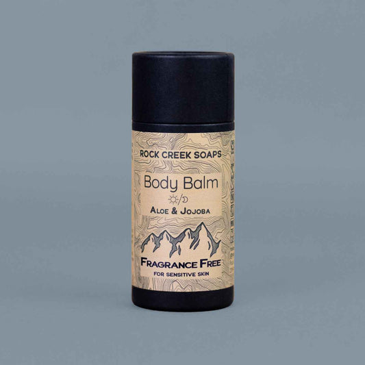 FRAGRANCE FREE BODY BALM | Solid Lotion Bar - Fragrance Free