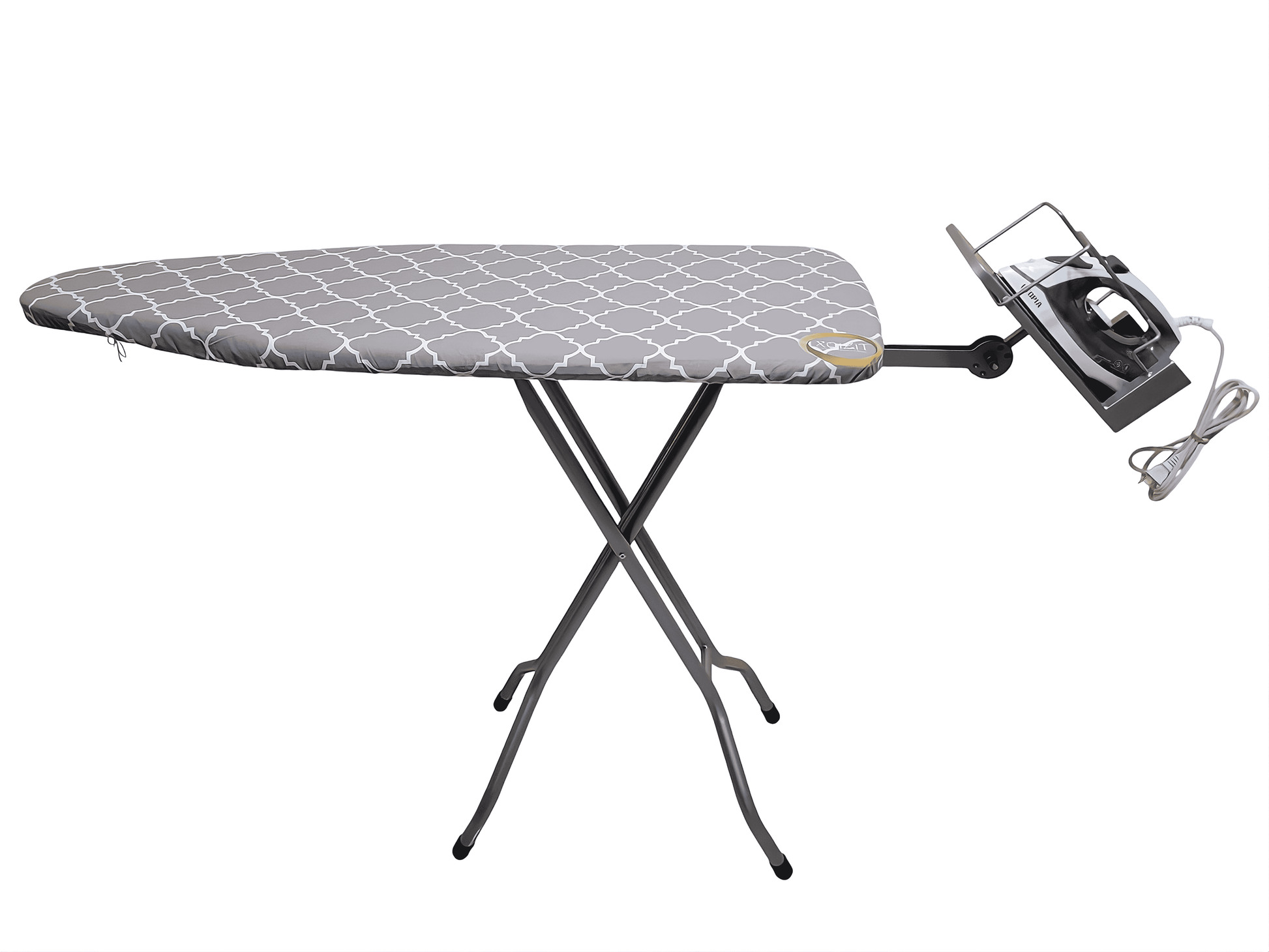 XQiZiT Ironing Board with an Adjustable Iron Holder Stand and Steam-Saving Technology