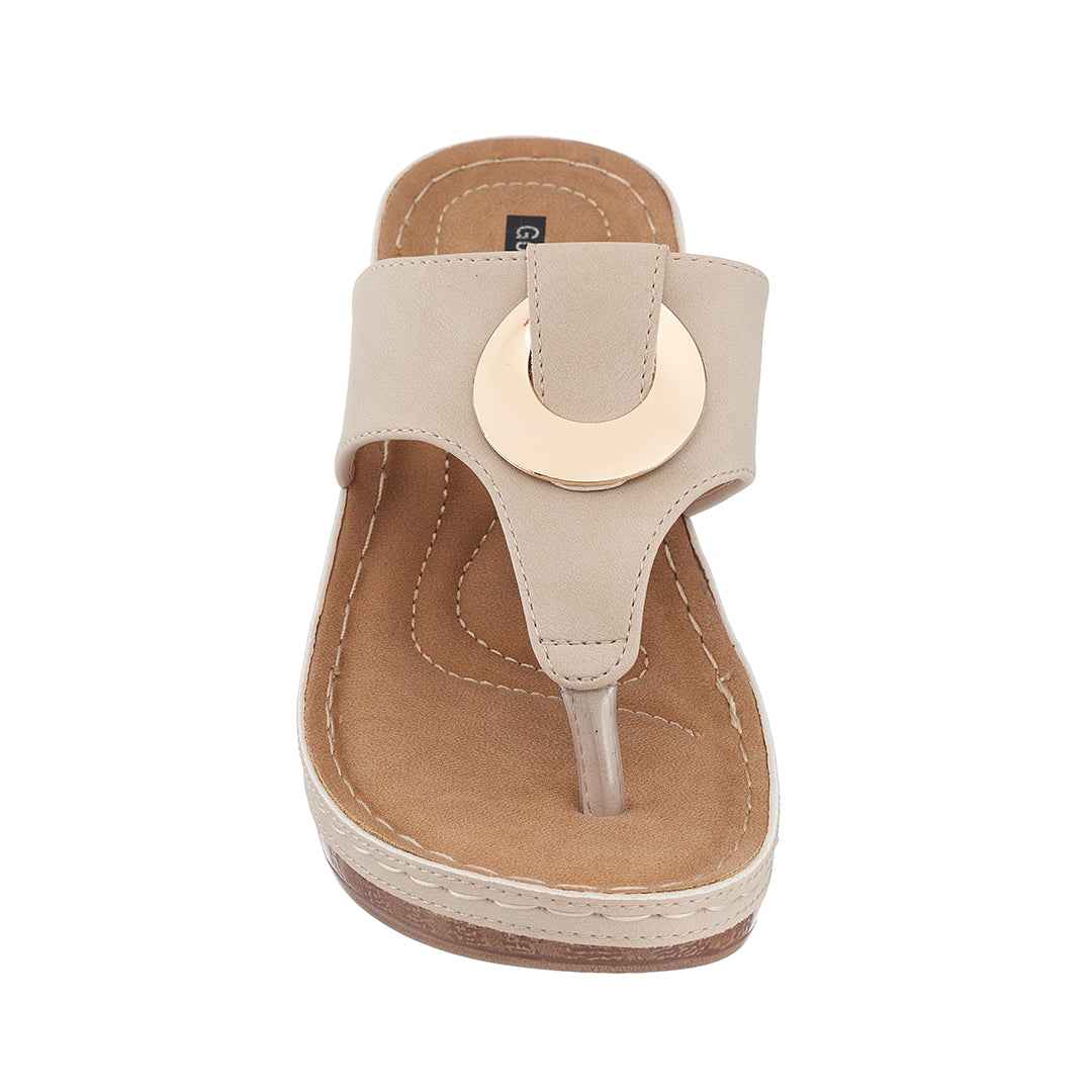 Women's Genelle Natural Wedge Sandals