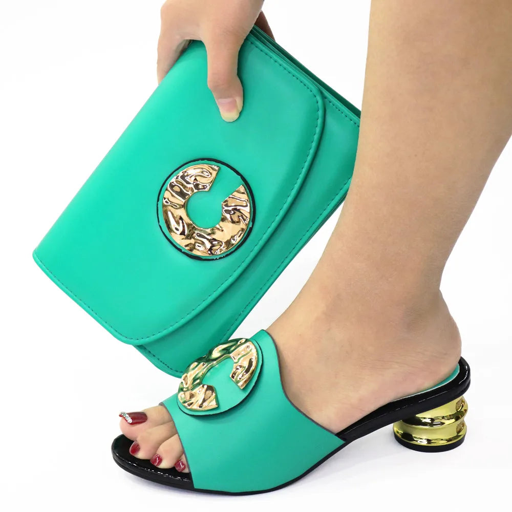 New Arrival Wedding Shoes and Bag Set HCG1-6