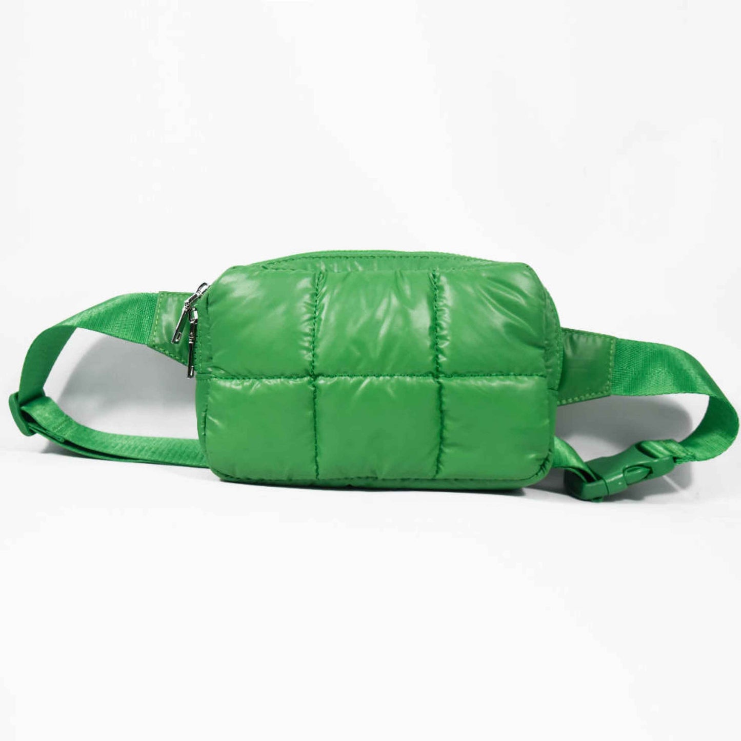 The Drew | Puffer Belt Bag Green