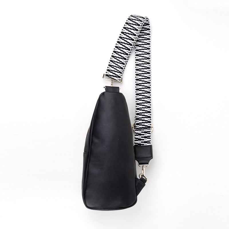 The Arden Sling Bag with Guitar Strap | Black