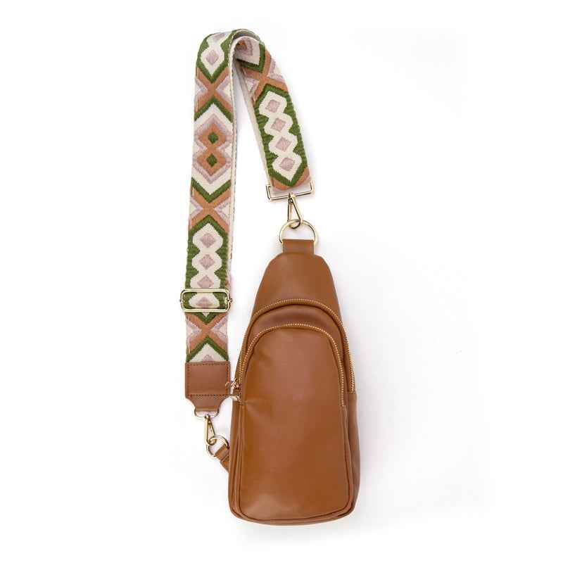 The Arden Sling Bag with Guitar Strap | Brown