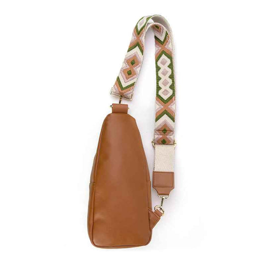 The Arden Sling Bag with Guitar Strap | Brown