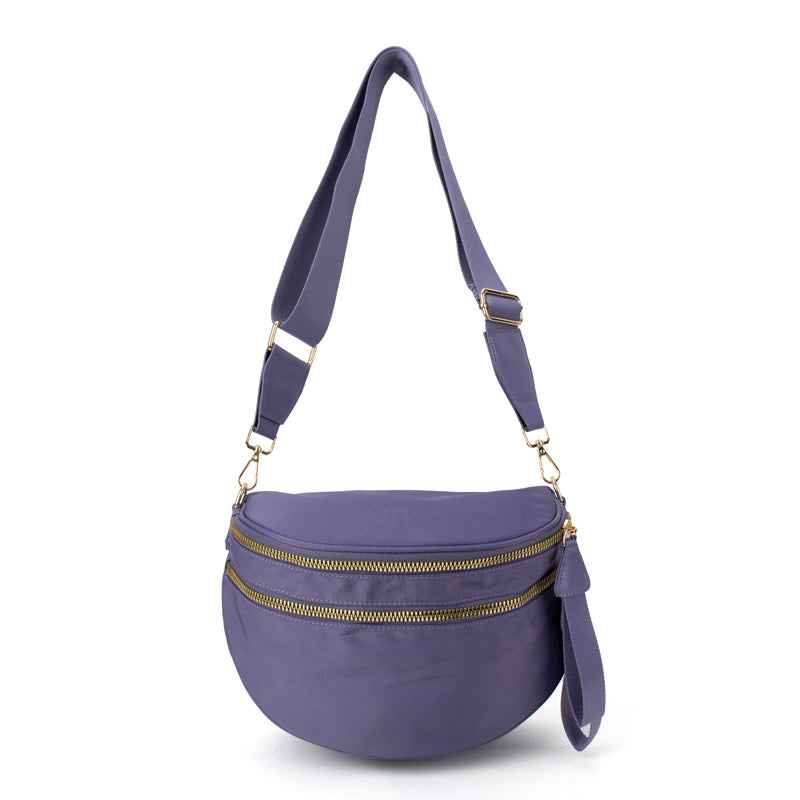 The Avril Solid | Crossbody Sling Bag Purple