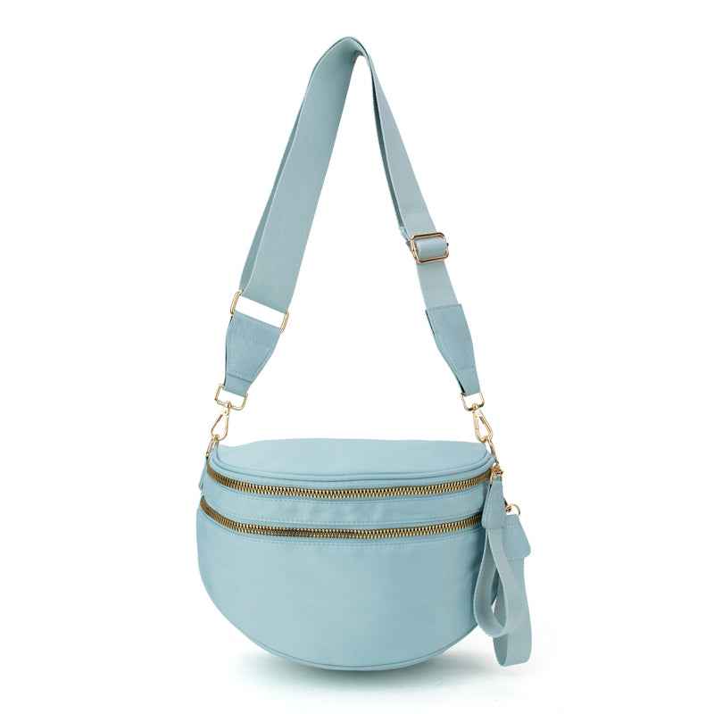 The Avril Solid | Crossbody Sling Bag Light Blue