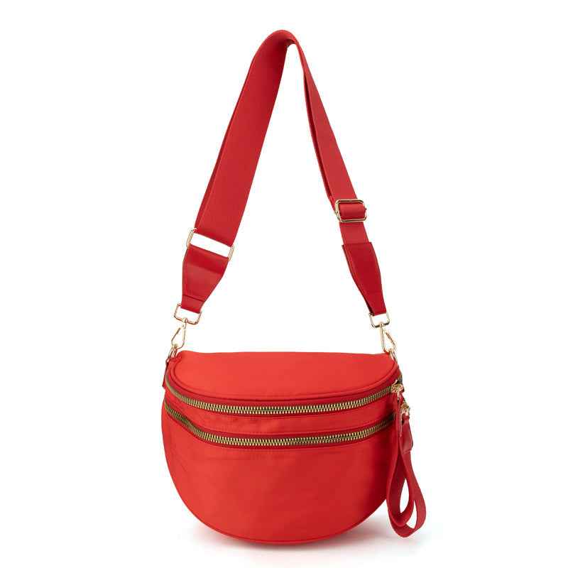 The Avril Solid | Crossbody Sling Bag Red