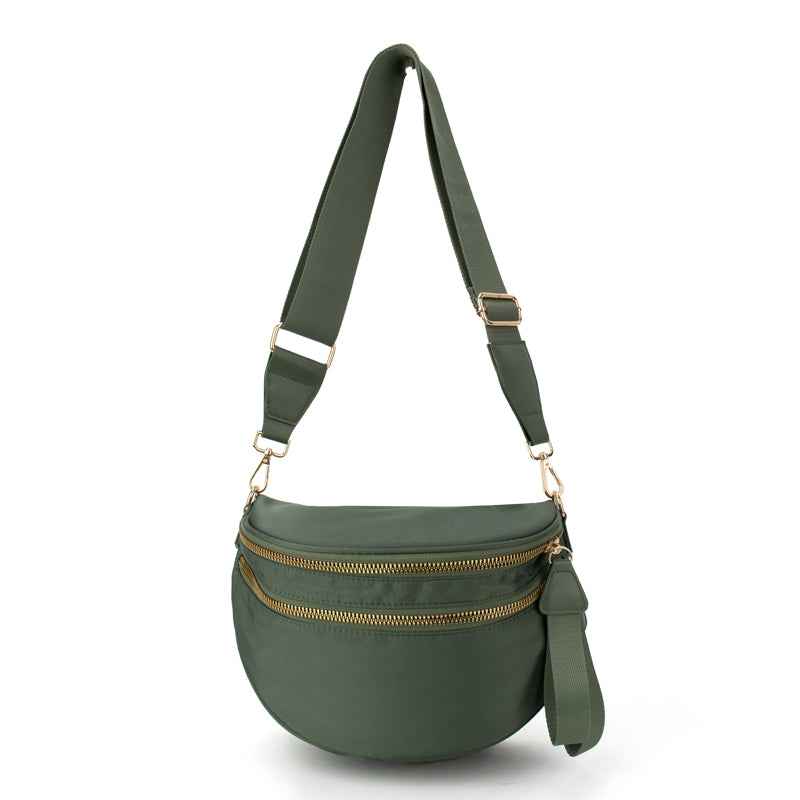 The Avril Solid | Crossbody Sling Bag Olive