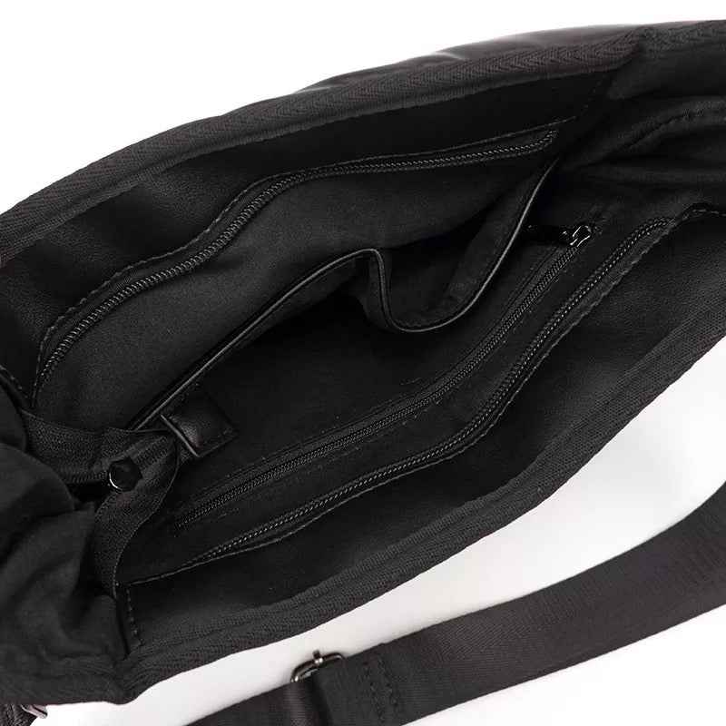 The Carina Puffer Crossbody - Black