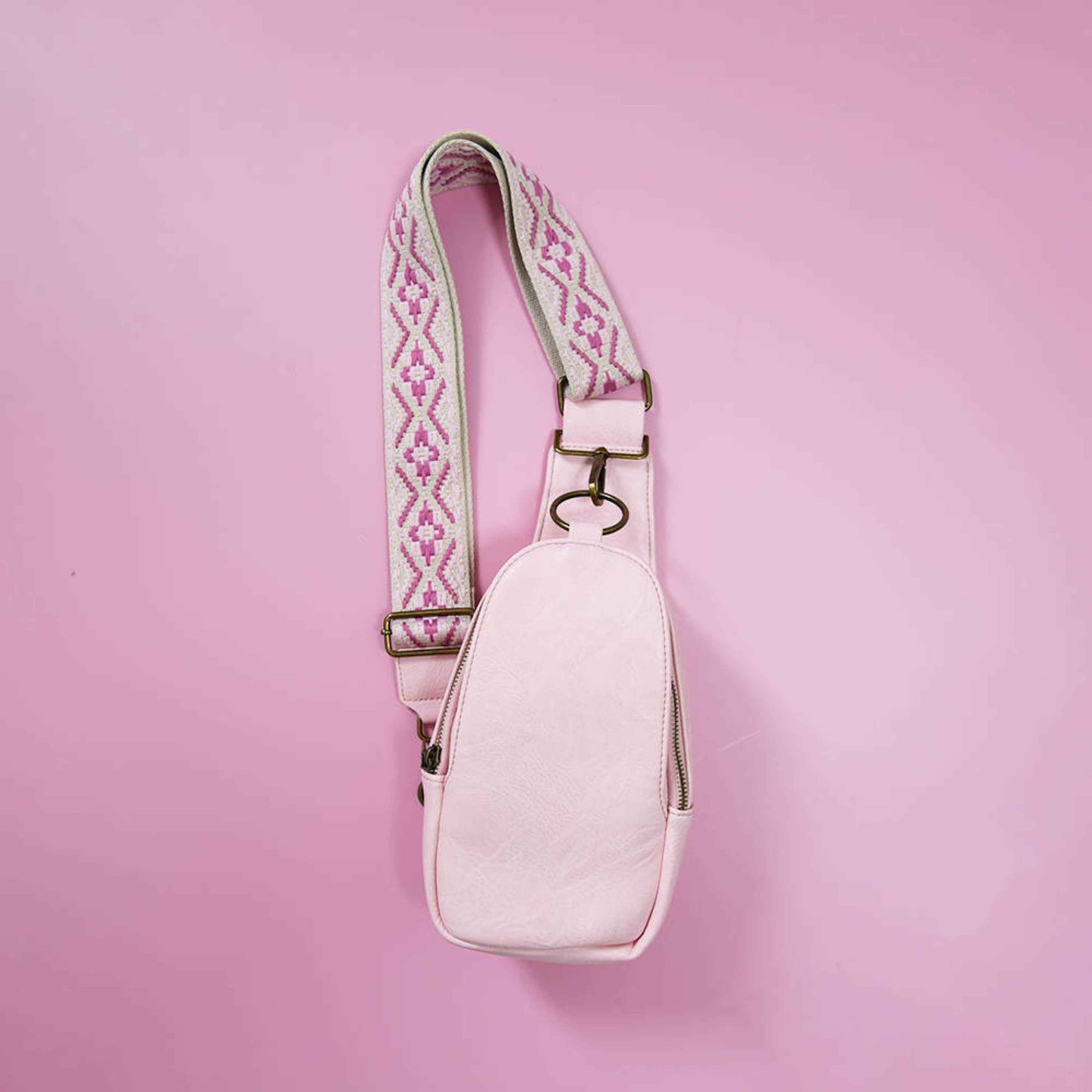 The Isla Sling Bag with Guitar Strap | Pink