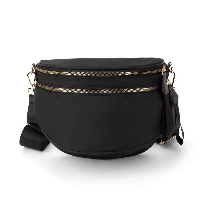 The Avril Solid | Crossbody Sling Bag Black