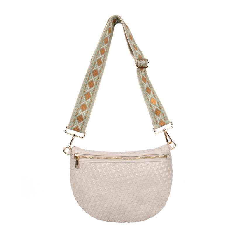 The Fiona | Woven Bum Bag Ivory