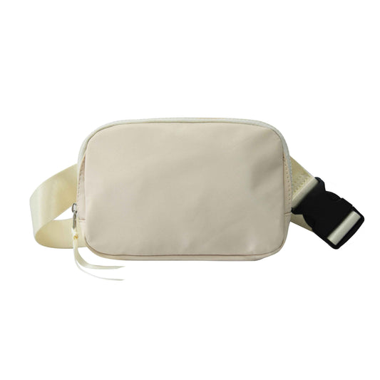 The Lennon Nylon Belt Bag, Sling Bag, Waist Bag | Cream