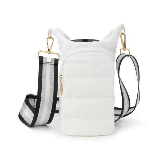 The Capri | Tumbler Carrier Crossbody White
