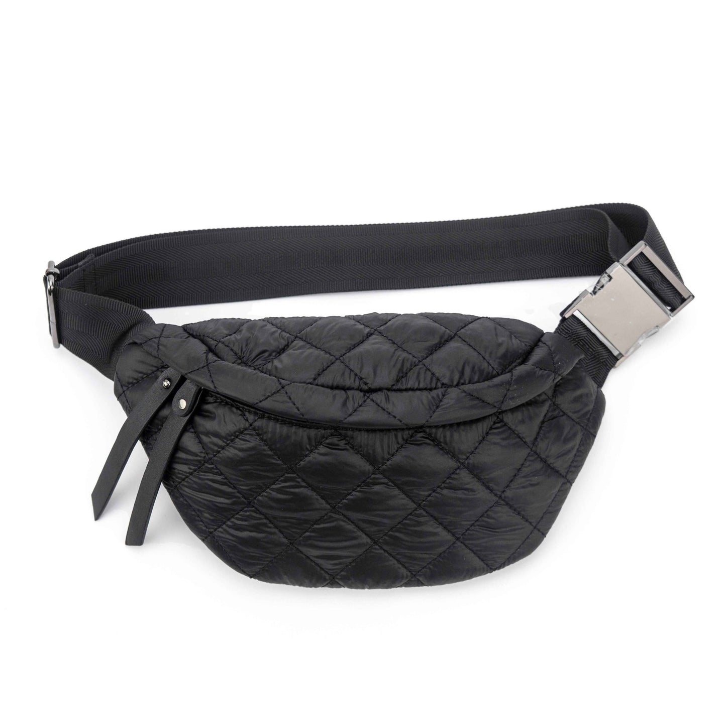 The Millie Puffer Sling Bag Black