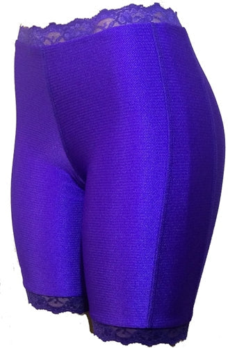 Jeweltone Bloomers - Dyed-to-Match Lace Bike Shorts