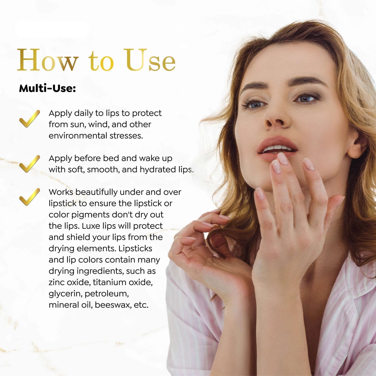 Luxe Lips 4 Pack - All Plain