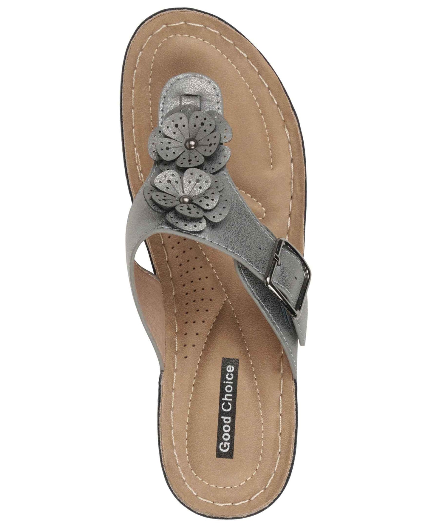 Narbone Pewter Wedge Sandals | Comfortable Summer Wedges