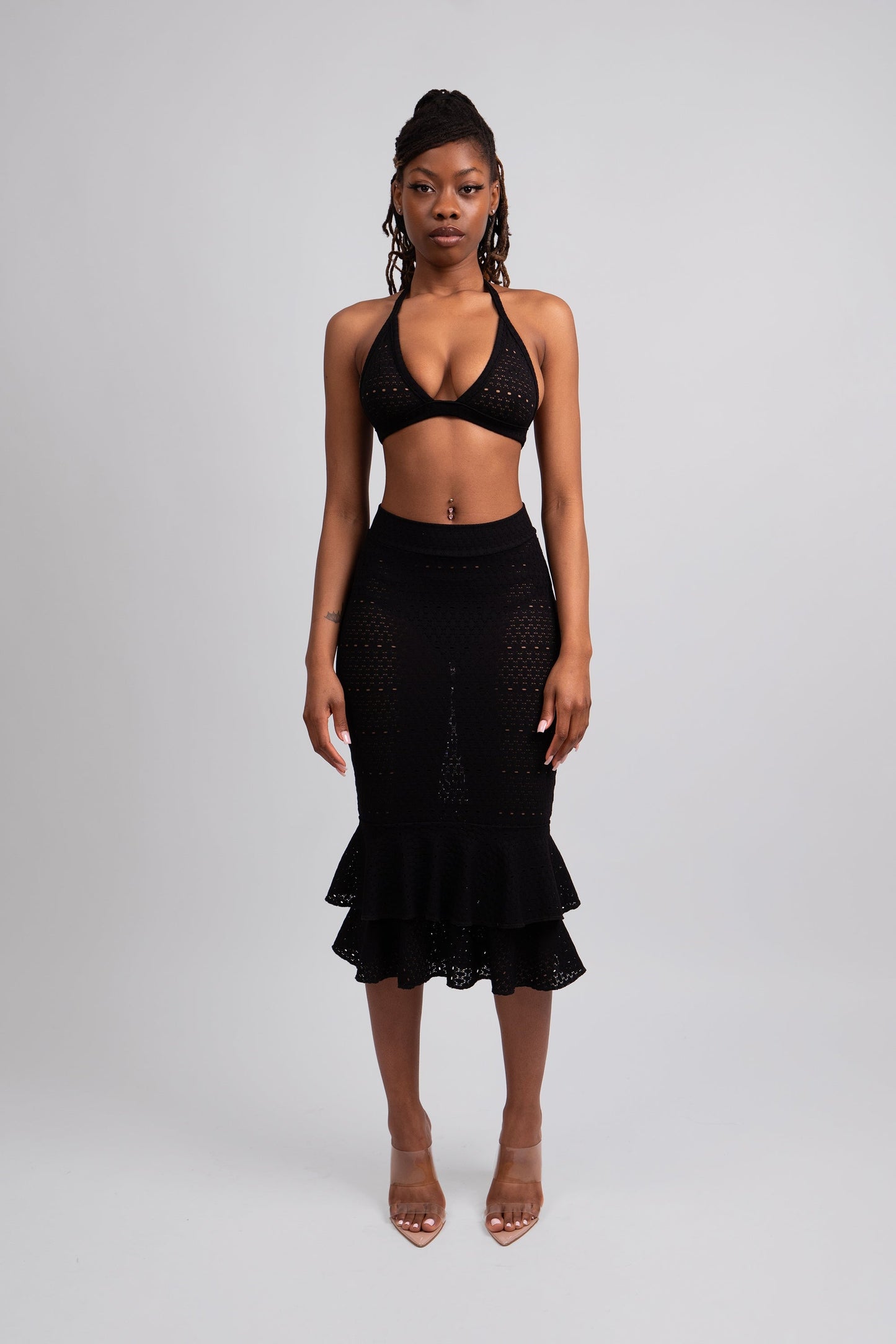 Cassandra Lace Knit Set