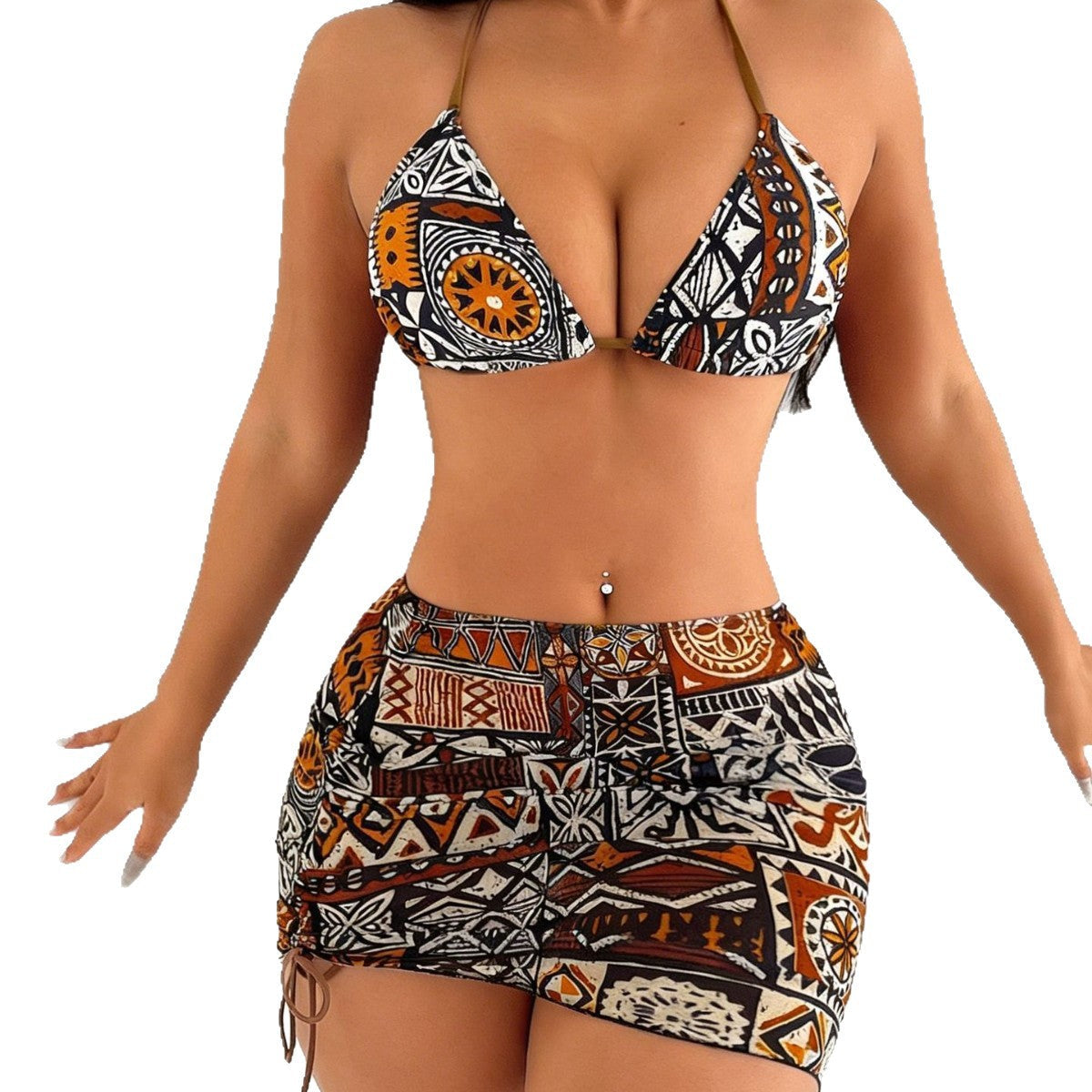 Women's Bikini Swimsuit Beach Separated Swimwear Sexy Three Piece Bikini