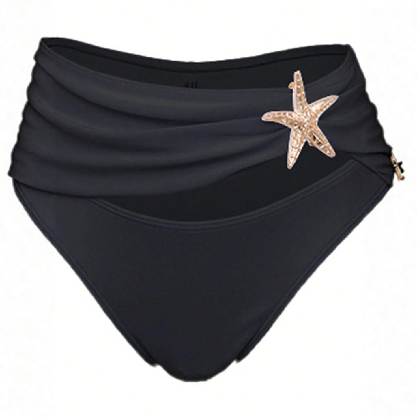 Starfish Three Piece Split Swimsuit Women's Bikini with Long Skirt