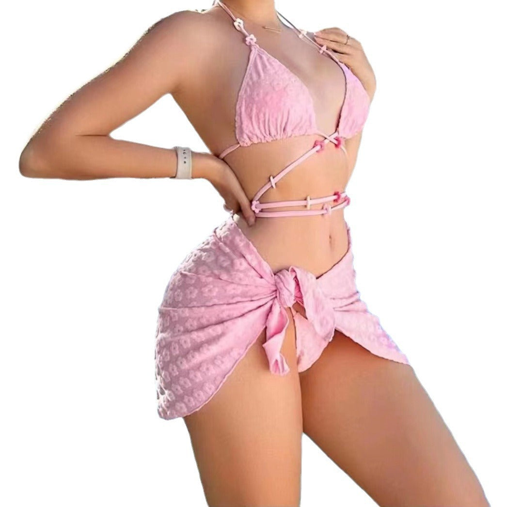 Women's Bikini Swimsuit Sexy Three-Piece Split Swimsuit
