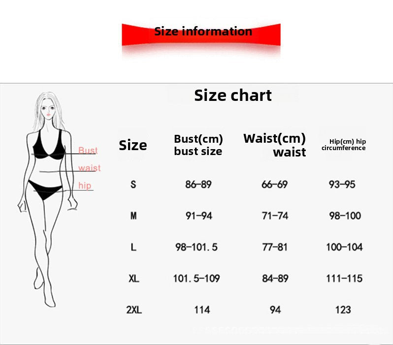 3 Piece Bikini Swimsuit Women's Split Swimsuit Bikini
