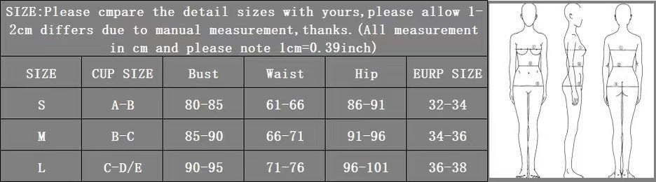Women's Bikini Swimsuit Sexy Three-Piece Split Swimsuit