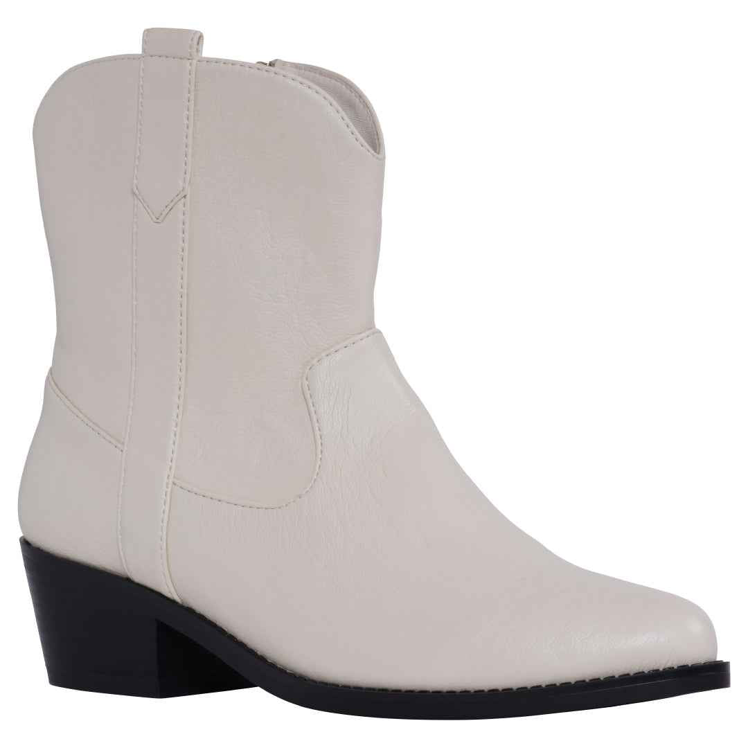 Women's Qakley Off White Bootie