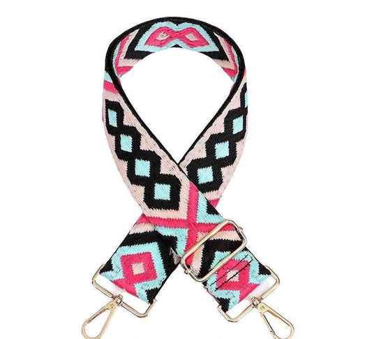 Bright Boho Bag Strap - Gold Hardware