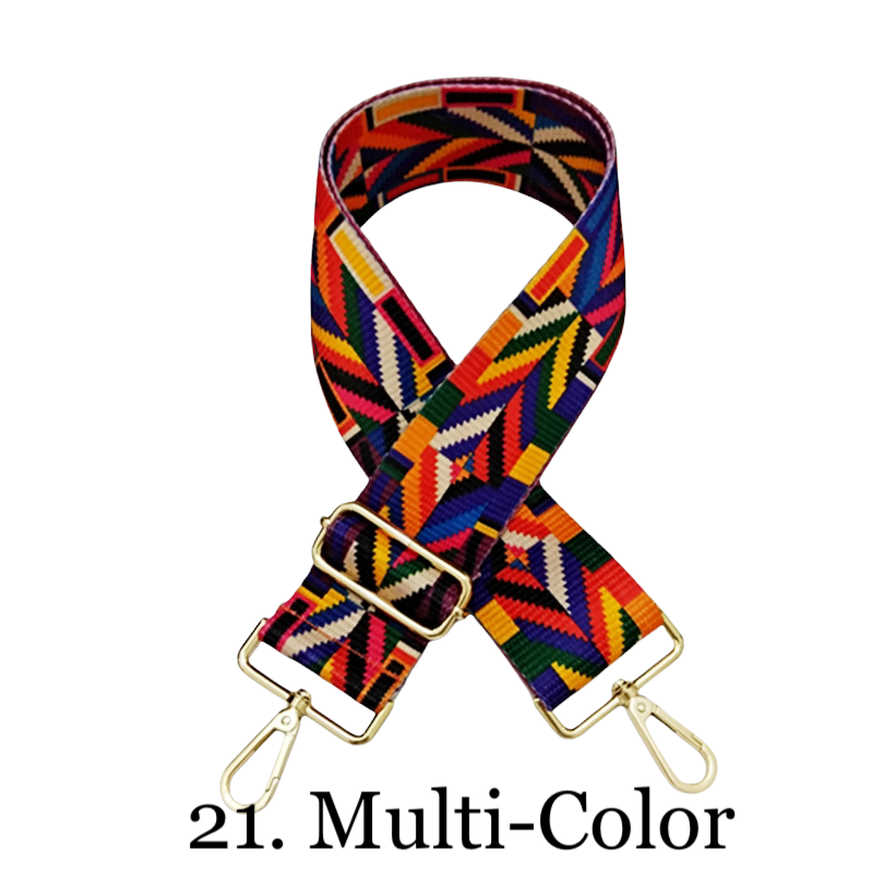 The James | Clear with Black Trim Sling Bag - Pick Your Strap 21. Multi-Color