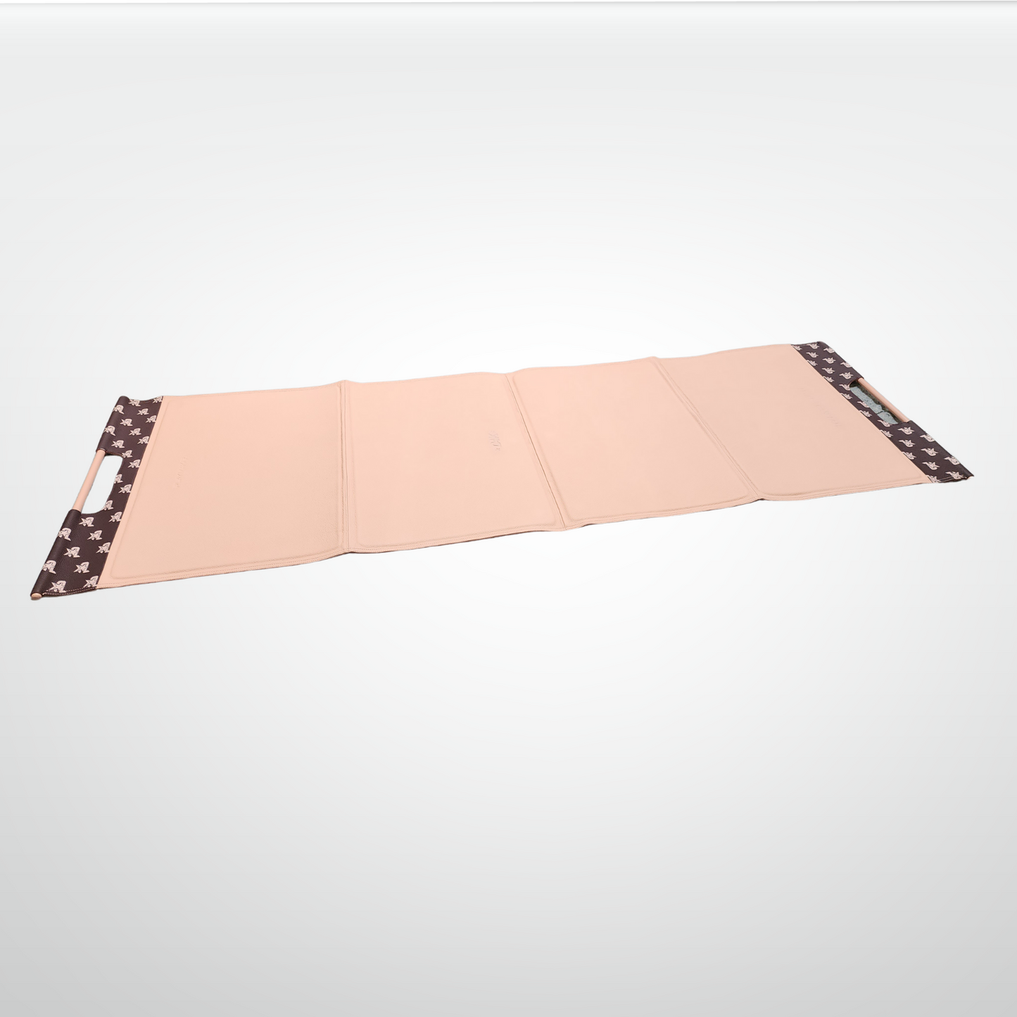I AM Handcrafted Fitness Mat, Leather Pink