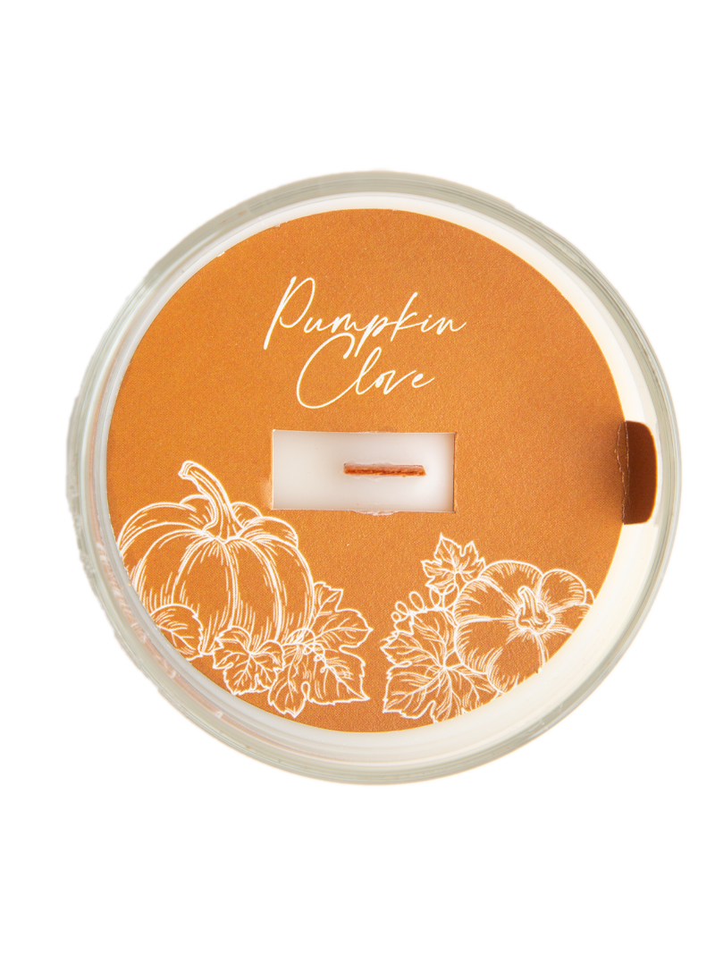 Pumpkin Clove 7.5 oz Wooden Wick Candle