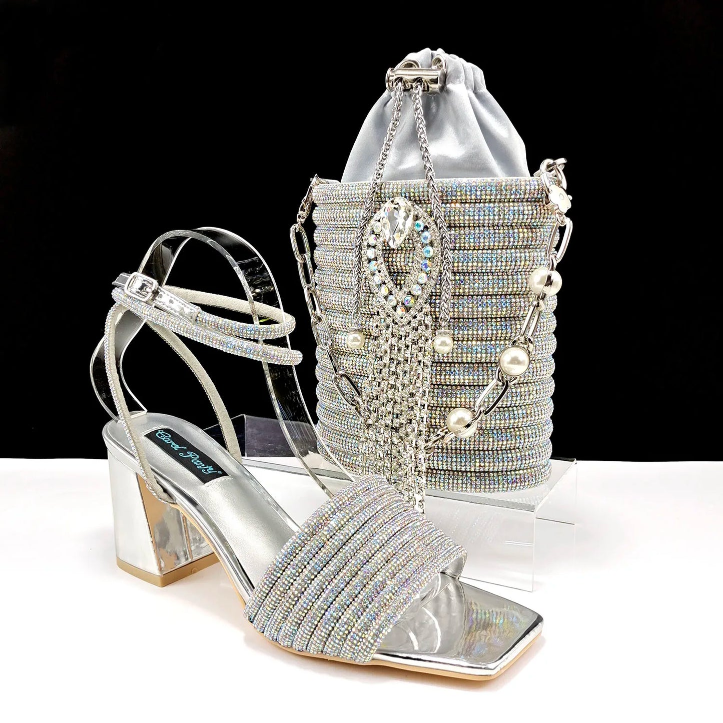 Lastest Italian Ladies Shoes with Matching Bag Set HJJ1-23