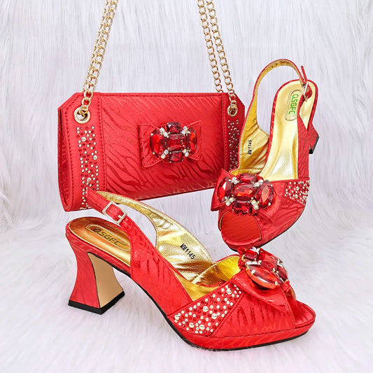 New Shoes And Bag Matching Set HRF1-9