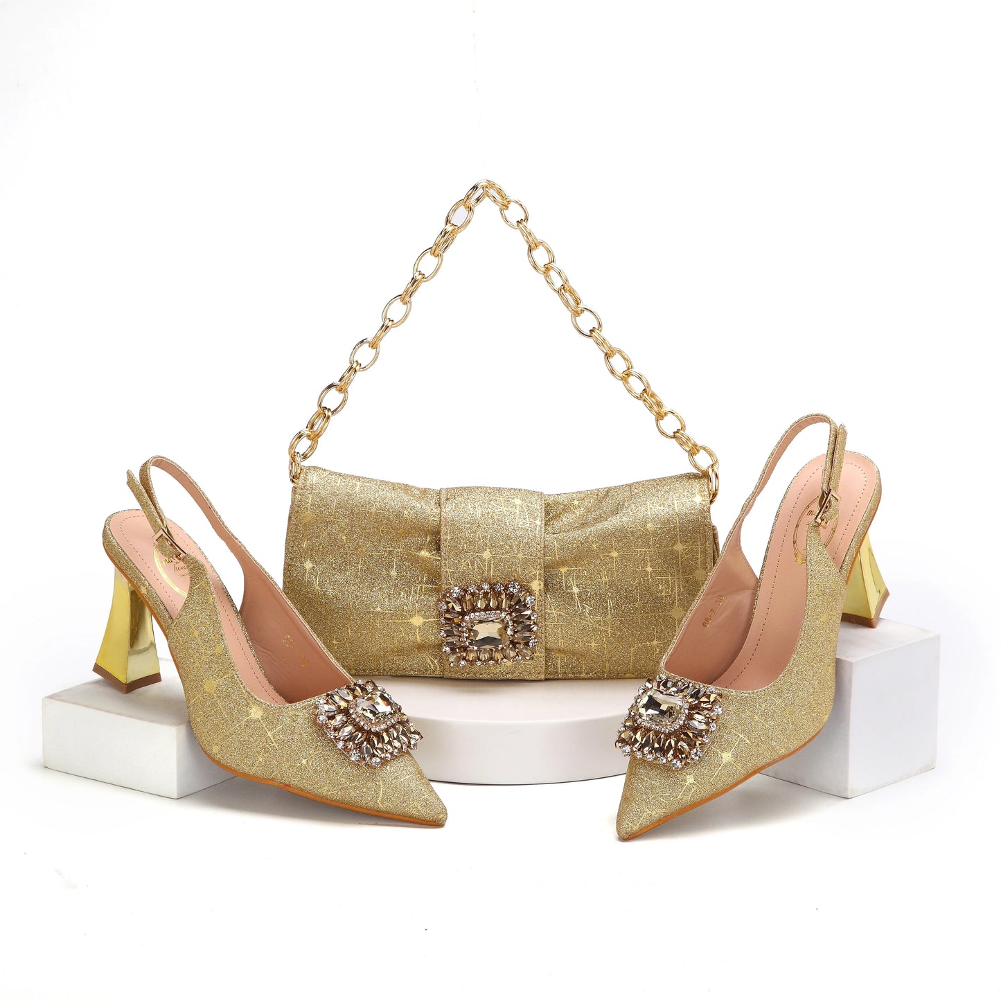 Lastest Italian Ladies Shoes with Matching Bag Set HMA1-14