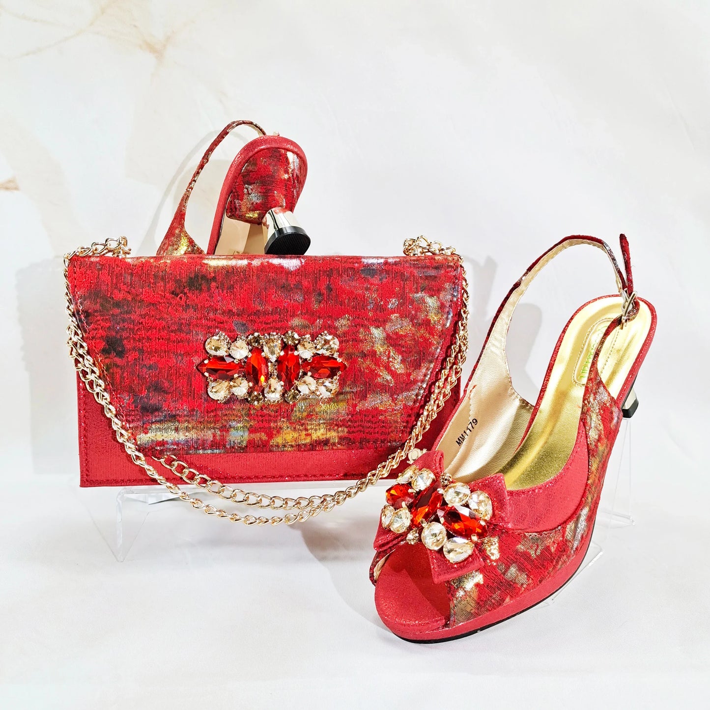 Charming Shoes And Bag Matching Set HN1-1