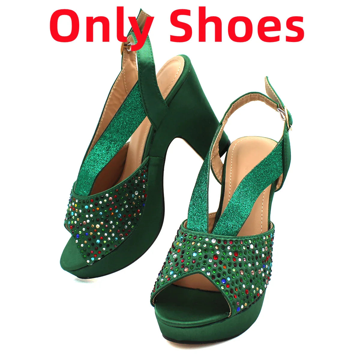New Design African Women Shoes and Bag Set