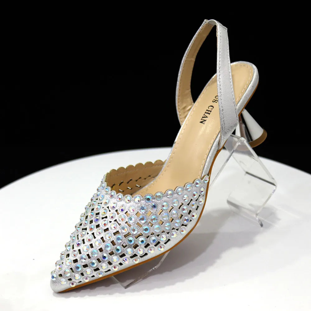 New Diamond Design Shoe and Bag Set