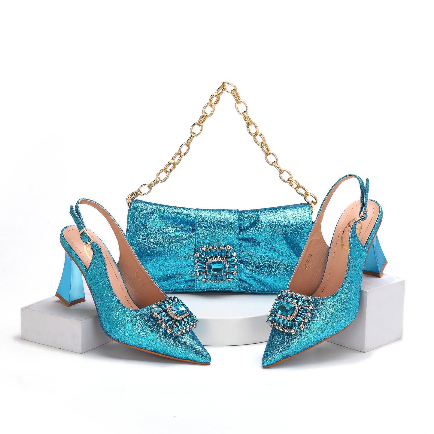 Lastest Italian Ladies Shoes with Matching Bag Set HMA1-14