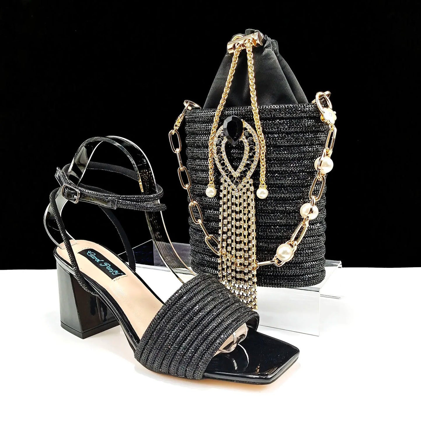 Lastest Italian Ladies Shoes with Matching Bag Set HJJ1-23