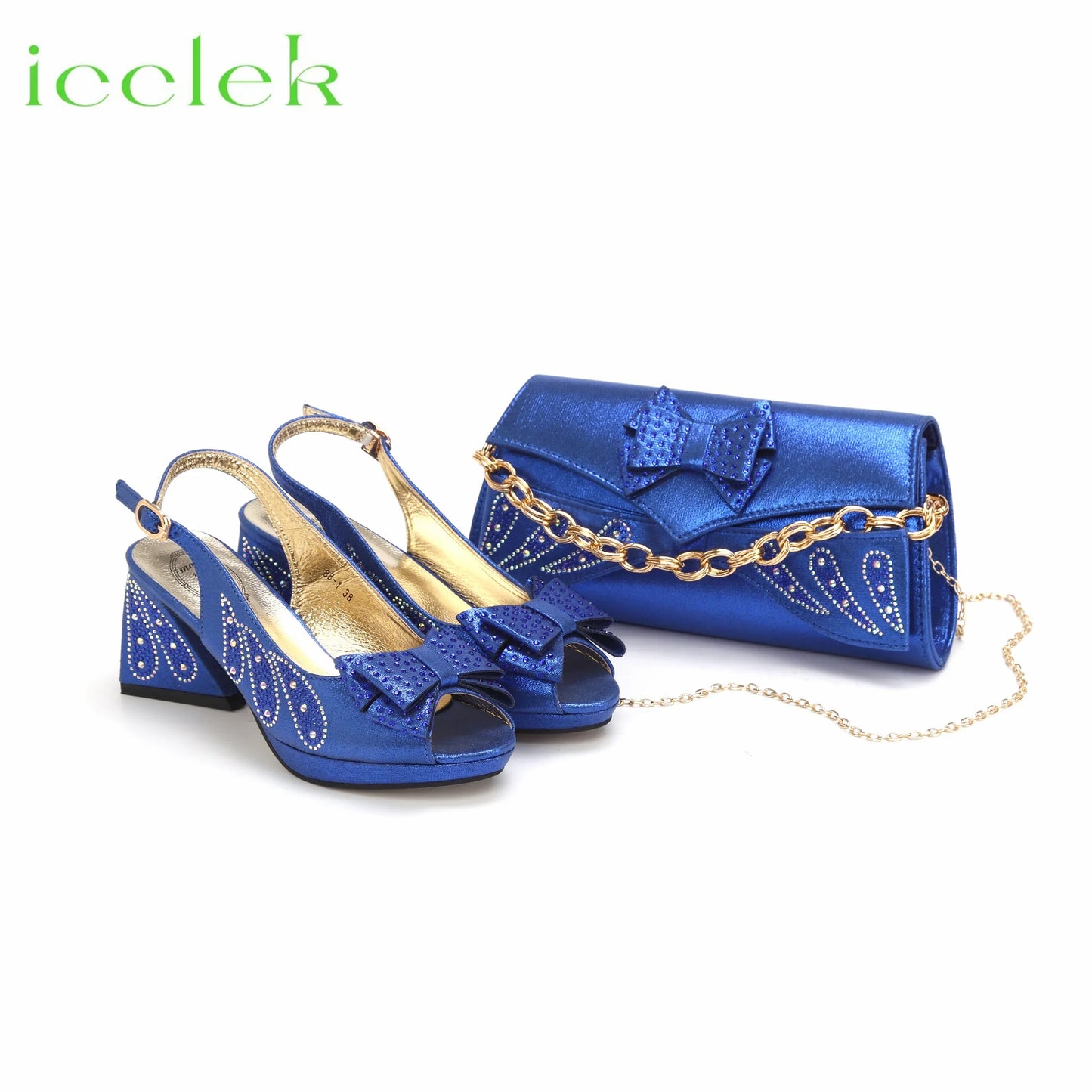 New Design Women's Shoes and Bag Set